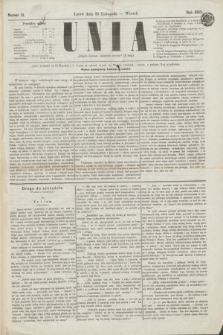 Unia. [R.1], nr 31 (23 listopada 1869)
