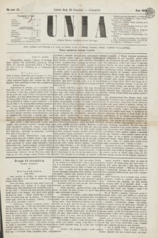 Unia. [R.1], nr 41 (16 grudnia 1869)