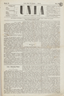 Unia. [R.1], nr 42 (18 grudnia 1869)