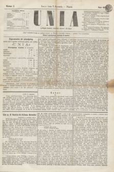 Unia. [R.2], nr 3 (7 stycznia 1870)