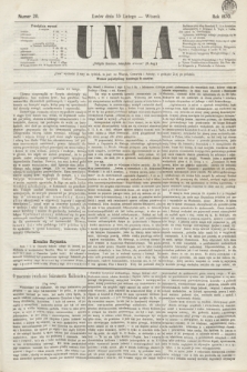 Unia. [R.2], nr 20 (15 lutego 1870)