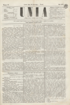 Unia. [R.2], nr 47 (20 kwietnia 1870)