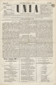Unia. [R.2], nr 67 (4 czerwca 1870)
