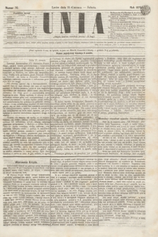 Unia. [R.2], nr 70 (11 czerwca 1870)
