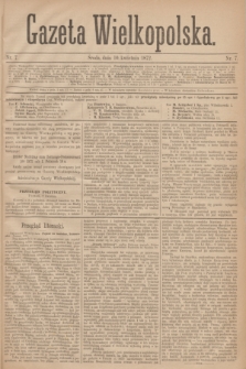 Gazeta Wielkopolska. 1872, nr 7 (10 kwietnia)