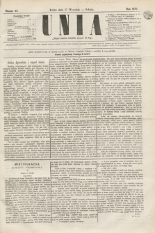 Unia. [R.2], nr 112 (17 września 1870)
