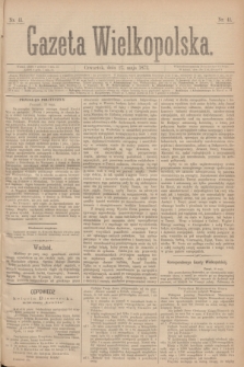 Gazeta Wielkopolska. 1872, nr 41 (23 maja)