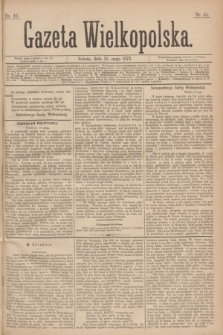 Gazeta Wielkopolska. 1872, nr 43 (25 maja)