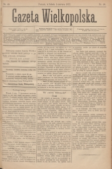 Gazeta Wielkopolska. 1872, nr 48 (1 czerwca)