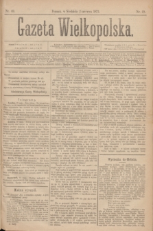 Gazeta Wielkopolska. 1872, nr 49 (2 czerwca) + dod.