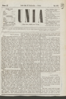 Unia. [R.2], nr 127 (22 października 1870)