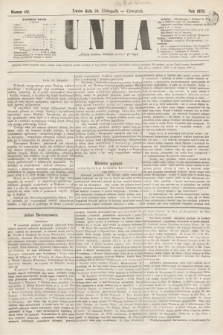 Unia. [R.2], nr 141 (24 listopada 1870)