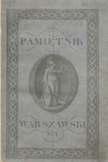 Pamiętnik Warszawski. 1809, T.1, № 1 (1 styczeń) + dod.