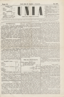 Unia. [R.2], nr 153 (22 grudnia 1870)