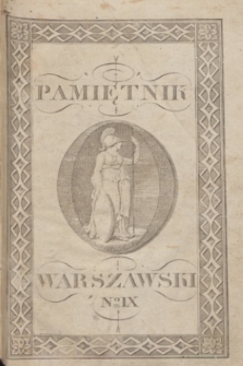 Pamiętnik Warszawski. 1809, T.3, № 9 (15 listopada)