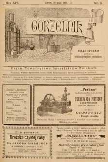 Gorzelnik : organ Towarzystwa Gorzelników Polskich we Lwowie. R. 14, 1901, nr 3