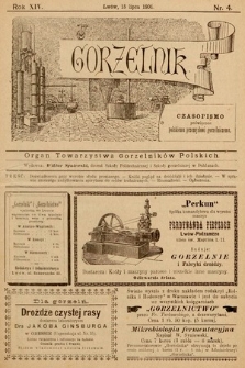 Gorzelnik : organ Towarzystwa Gorzelników Polskich we Lwowie. R. 14, 1901, nr 4