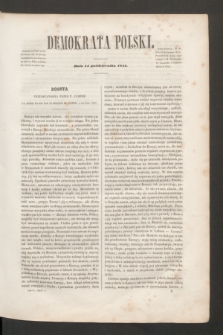 Demokrata Polski. T.6, cz. 1 [8] (14 października 1843)