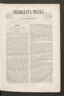 Demokrata Polski. R.6, cz. 1 (20 października 1843)
