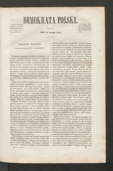 Demokrata Polski. R.7, cz. 3 (22 lutego 1845)