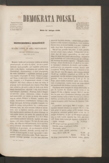 Demokrata Polski. R.8, cz. 3 (21 lutego 1846)