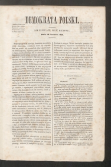 Demokrata Polski. T.9, cz. 1 [1] (20 czerwca 1846)
