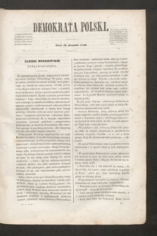 Demokrata Polski. R.9, cz. 1 (29 sierpnia 1846)