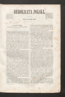 Demokrata Polski. R.9, cz. 1 (5 września 1846)