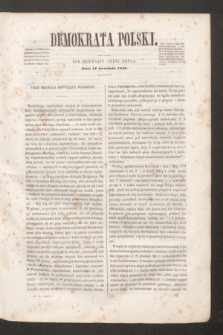 Demokrata Polski. T.9, cz. 2 [1] (12 września 1846)
