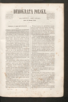 Demokrata Polski. R.9, cz. 4 (13 lutego 1847)
