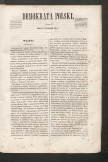 Demokrata Polski. T.9, cz. 4 [11] (24 kwietnia 1847)