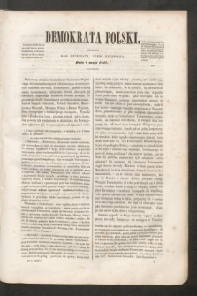 Demokrata Polski. R.10, cz. 1 (8 maja 1847)
