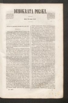 Demokrata Polski. T.10, cz. 1 [4] (29 maja 1847)