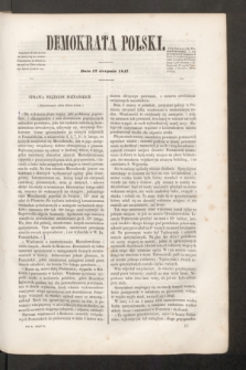 Demokrata Polski. R.10, cz. 2 (12 sierpnia 1847)