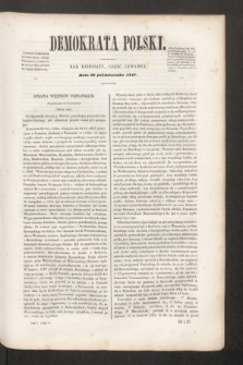 Demokrata Polski. T.10, cz. 4 [1] (30 października 1847)