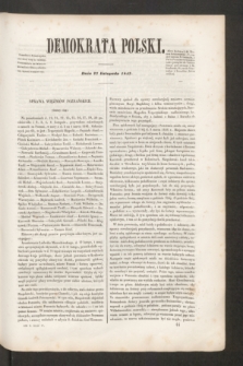 Demokrata Polski. R.10, cz. 4 (27 listopada 1847)