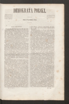 Demokrata Polski. R.11, cz. 4 (19 grudnia 1848)