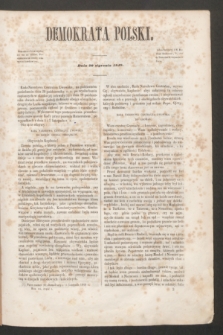 Demokrata Polski. T.12, cz. 1 [2] (20 stycznia 1849)
