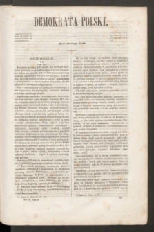 Demokrata Polski. T.12, cz. 2 [7] (19 maja 1849)