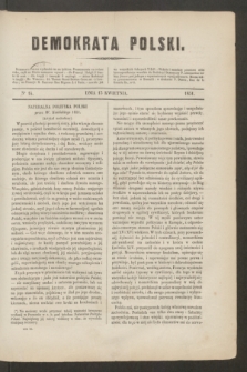Demokrata Polski. 1851, No 14 (13 kwietnia)