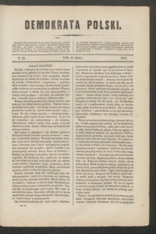 Demokrata Polski. 1851, No 21 (25 maja)