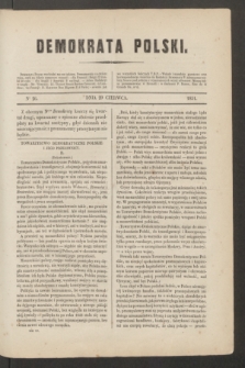 Demokrata Polski. 1851, No 26 (29 czerwca)