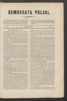 Demokrata Polski. 1851, No 27 (6 lipca)