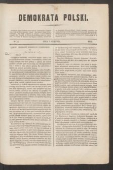 Demokrata Polski. 1851, No 31 (3 sierpnia)