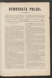 Demokrata Polski. 1851, No 38 (21 września)