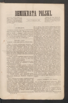 Demokrata Polski. R.20, ark. 29 (5 kwietnia 1862)