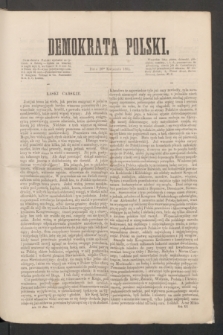 Demokrata Polski. R.20, ark. 31 (26 kwietnia 1860)