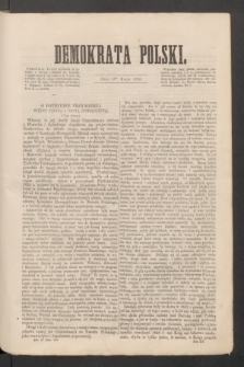 Demokrata Polski. R.20, ark. 33 (17 maja 1862)