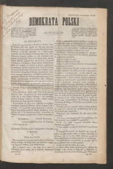 Demokrata Polski. R.21, ark. 38 (20 stycznia 1863)