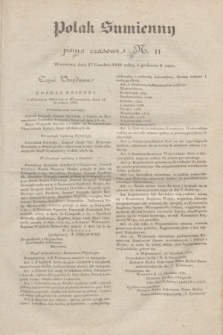 Polak Sumienny : pismo czasowe. 1830, N. 11 (17 grudnia)